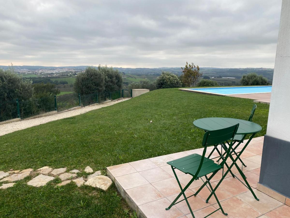 Garden and pool with countryside view
